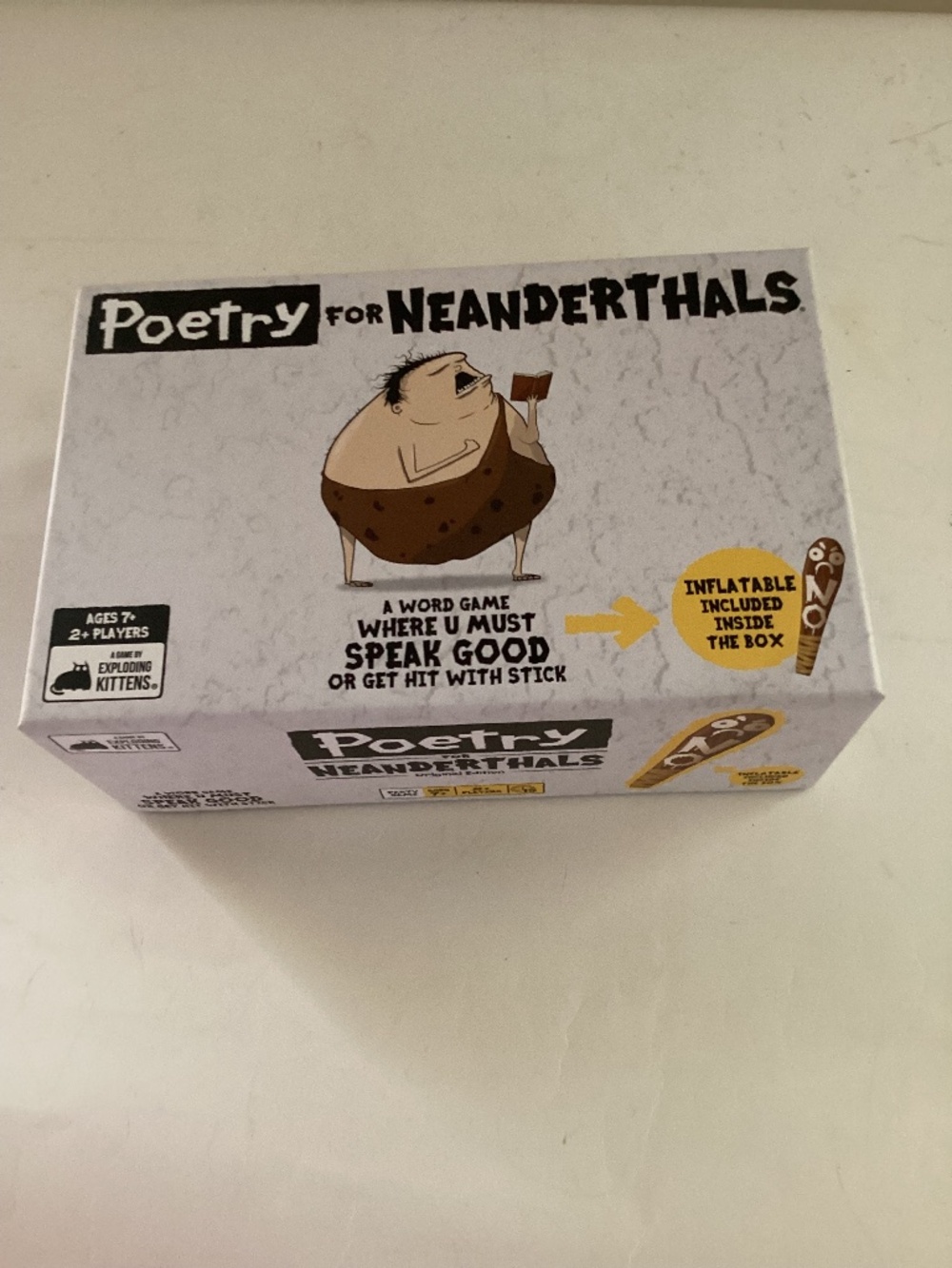 Poetry for Neanderthals Game